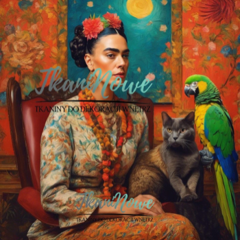 Frida with Painting